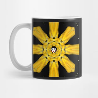 Black Gold Face Mug